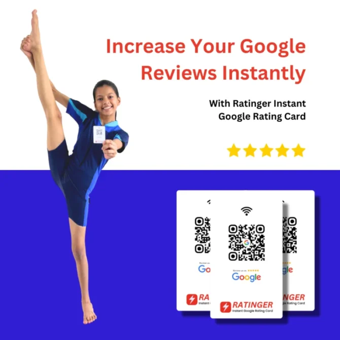 Be Flexible with Ratinger Google review Card with NFC
